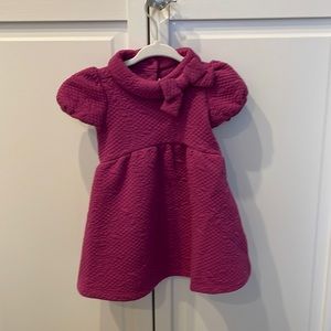 Janie & Jack quilted floral puff sleeve dress for 6-12m baby girl